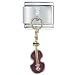 Jewelry : Pugster Violin Music Instrument Dangle Italian Charm Bracelet
