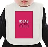Ideas over titles ネクタイを有する有機ビブ Medium