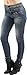 Eunina Women's High Waisted Stretch Skinny Denim Jeans Medium Blue Wash