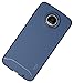 Moto Z Force/Moto Z Force Droid Case, TUDIA Full-Matte Lightweight [Arch] TPU Bumper Shock Absorption Case for Motorola Moto Z Force (Blue)