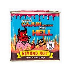Habanero Cajun Seasoning From Hell - Great for your favorite blackened dishes or any meal that reminds you of the bayou! Salt Free!