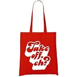 Take Off, Eh? (White) Organic Fashion Tote