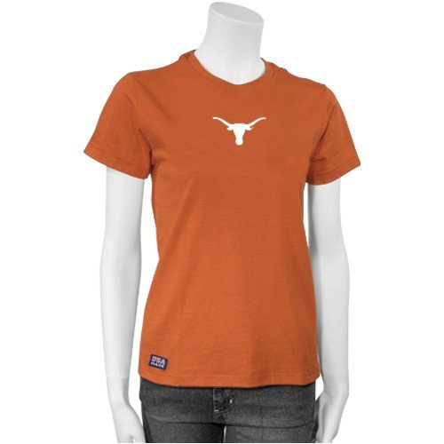 Texas Longhorns Burnt Orange Ladies Team Logo T-shirt