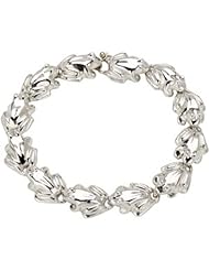 Frog Link Bracelet in Sterling Silver