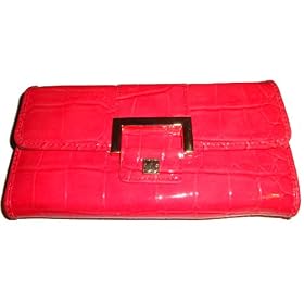 Ladies LIZ CLAIBORNE HERITAGE PVC FLATS CHECKBOOK WALLET