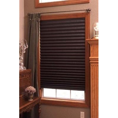 Blackout Pleated Blinds 36" x 72" - Pack of 3