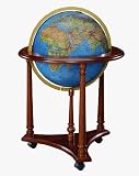 Replogle Globes Illuminated Lafayette Globe, Blue Ocean, 16-Inch Diameter