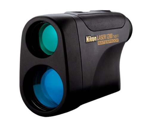 Nikon Monarch Laser 1200 Rubber-Armored Black Waterproof Rangefinder, Black 8358