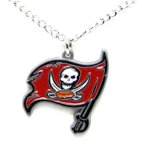 Tampa Bay Buccaneers Logo Pendant Necklace - NFL Football Fan Shop Sports Team Merchandise