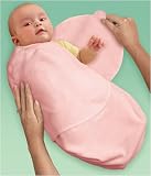 Kiddopotamus & Co. Cotton Knit SwaddleMe - Pink (Large)