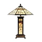 Dale Tiffany Mission Hills Art Glass Night Light Table Lamp