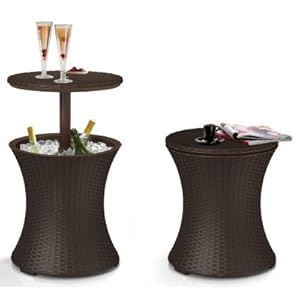 Resin Wicker Patio Furniture Pacific Cool Bar Patio Table Party