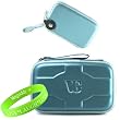Revised Protective Shell Premium Baby Blue EVA Hard Cube GPS 4.3 inch Carrying Case for 4.3 Garmin Nuvi 855"