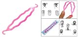 Amaranth Pink Hair Stylist Use Different Style Entwine Fix Hair Clip