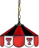 NCAA Texas Tech Red Raiders 14 Tiffany Style Hanging Lamp