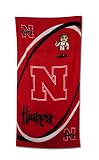 Nebraska Cornhuskers Fiber Reactive Pool/Beach/Bath Towel (Team Color)