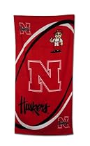 Nebraska Cornhuskers Fiber Reactive Pool/Beach/Bath Towel (Team Color)