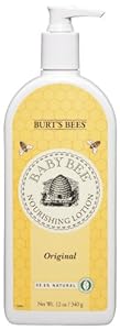Burt's Bees Baby Bee Nourishing Lotion, Original, 12 Ounce Pump Bottle