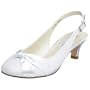 Coloriffics Women's Destiny Slinback Pump,White,7.5 M US