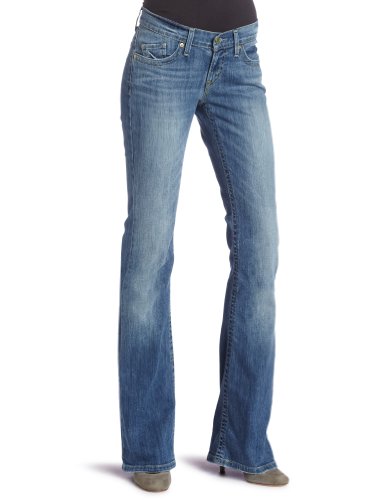Levi's Juniors 528 Curvy Boot Cut Jean, Porcelain Blue, 7 Medium