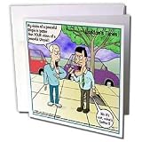 Londons Times Funny Music Cartoons - Utopia Arguments - Greeting Cards-12 Greeting Cards with envelopes