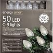 50 LED C-9 Holiday Christmas Lights (Warm White)