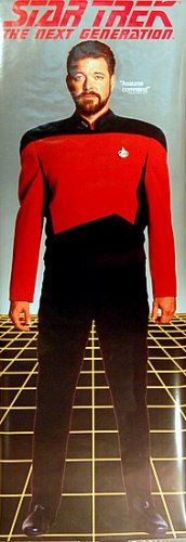 Star Trek Next Generation Will Riker 26x74 Door Poster