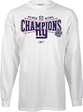 New York Giants Super Bowl XLII Champions Official Locker Room Long Sleeve T-Shirt