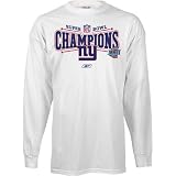 New York Giants Super Bowl XLII Champions Official Locker Room Long Sleeve T-Shirt at Reebok