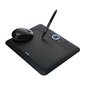 Bamboo Fun Computer Tablet and Mouse Set with Pen - Black (Medium)