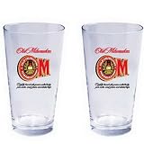 Licensed Old Milwaukee Beer Pint Glass Set Glassware