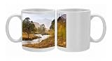 Autumn view along Torridon River and Glen Torridon, Wester Ross, Highlands, Photo Mugs