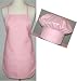 A250SET High Quality Two Pocket Kids Bib Apron and Pink Chef's Hat Set, Regular