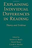 Explaining Individual Differences in Disorders Research)