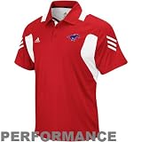 adidas SMU Mustangs Crimson 2010 Scorch Coaches Performance Polo