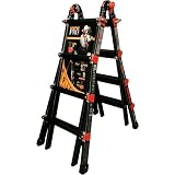 Buy Little Giant 10102BP PRO Series 300-Pound Duty Rating Multi-Use Ladder, 17-Foot by Little Giant