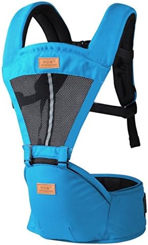 Breathable&amp;Multifunctional Noctilucence Baby Carrier for Newborns, Infants and Toddlers 3.6-20kg (7.9-44lbs) (Mazarine)