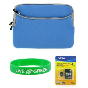 Buy Acer Aspire One AOA150 8.9-Inch Netbook Compatible Neorpene Sleeve Case and 4 GB Micro SDHC...
