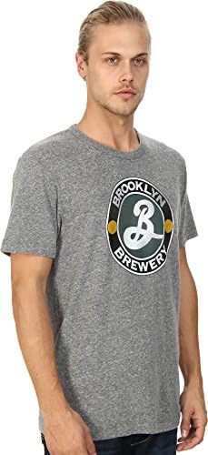 Tailgate Clothing Co. Men's Brooklyn Brewery Tee Grey Heather Blend T-Shirt MD
