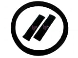 Butterfly Purple Auto Interior Gift Set Steering Wheel Cover and Shoulder Pads