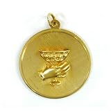 14K Gold Vintage Marriage Cup Wedding Charm
