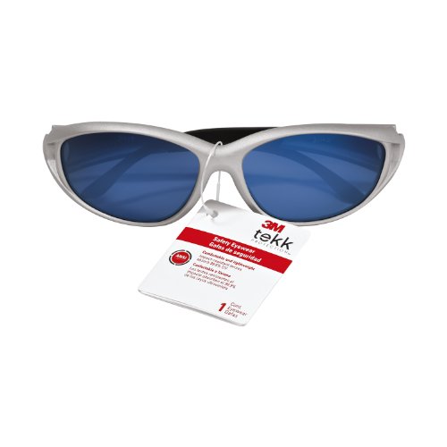 3M Tekk X-Factor Eyewear Safety Glasses, Blue-Lens On Sale