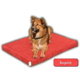 Orthopaedic Restore® 7cm Memory Foam Pet Dog/Cat Bed Mattress *Waterproof Inner Lining* 4 Sizes & Colour Choices Large 100x75x7cm Burgundy