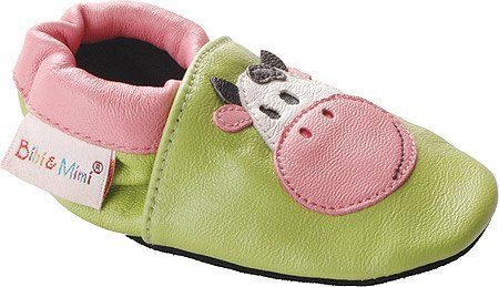 Bibi & Mimi Infants Cow Booties (12-18 Mo)