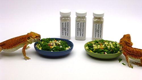 Carolina Handy Shakers' Refills; two each of Rep-Cal Calcium with D3 and one of Rep-Cal Herptivite Multivitamin