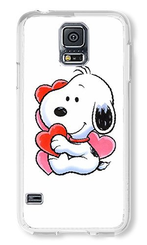 Samsung S5 Case,Samsung Galaxy S5 Case AOFFLYÂ® Cover Snoopy In Love Rubber Soft Case For Samsung Galaxy S5 - TPU Clear Case