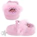 Dora the Explorer Light Pink Flower Slippers for Toddlers and Girls Image