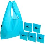 BAGGU Reusable Shopping Tote - 6-Pack,Sky,one size
