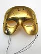 Gold Italian Masks Fabric Costume Masquerade Venetian Mask Mardi Gras Mask Jewels Easy Costume