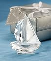 Crystal Sailboat in Elegant Packaging